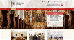 Desktop Screenshot of biskupija-varazdinska.hr